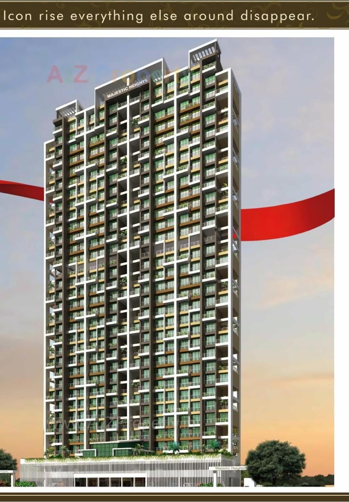 3D Elevation of real estate project Majestic Height located at Dapoli-camp, Ratnagiri, Maharashtra