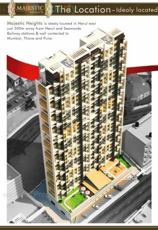 Elevation of real estate project Majestic Height located at Dapoli-camp, Ratnagiri, Maharashtra