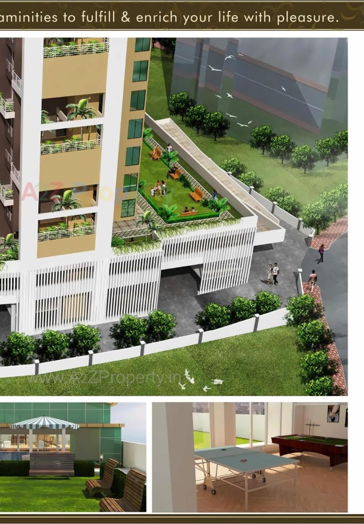 3D Elevation of real estate project Majestic Height located at Dapoli-camp, Ratnagiri, Maharashtra