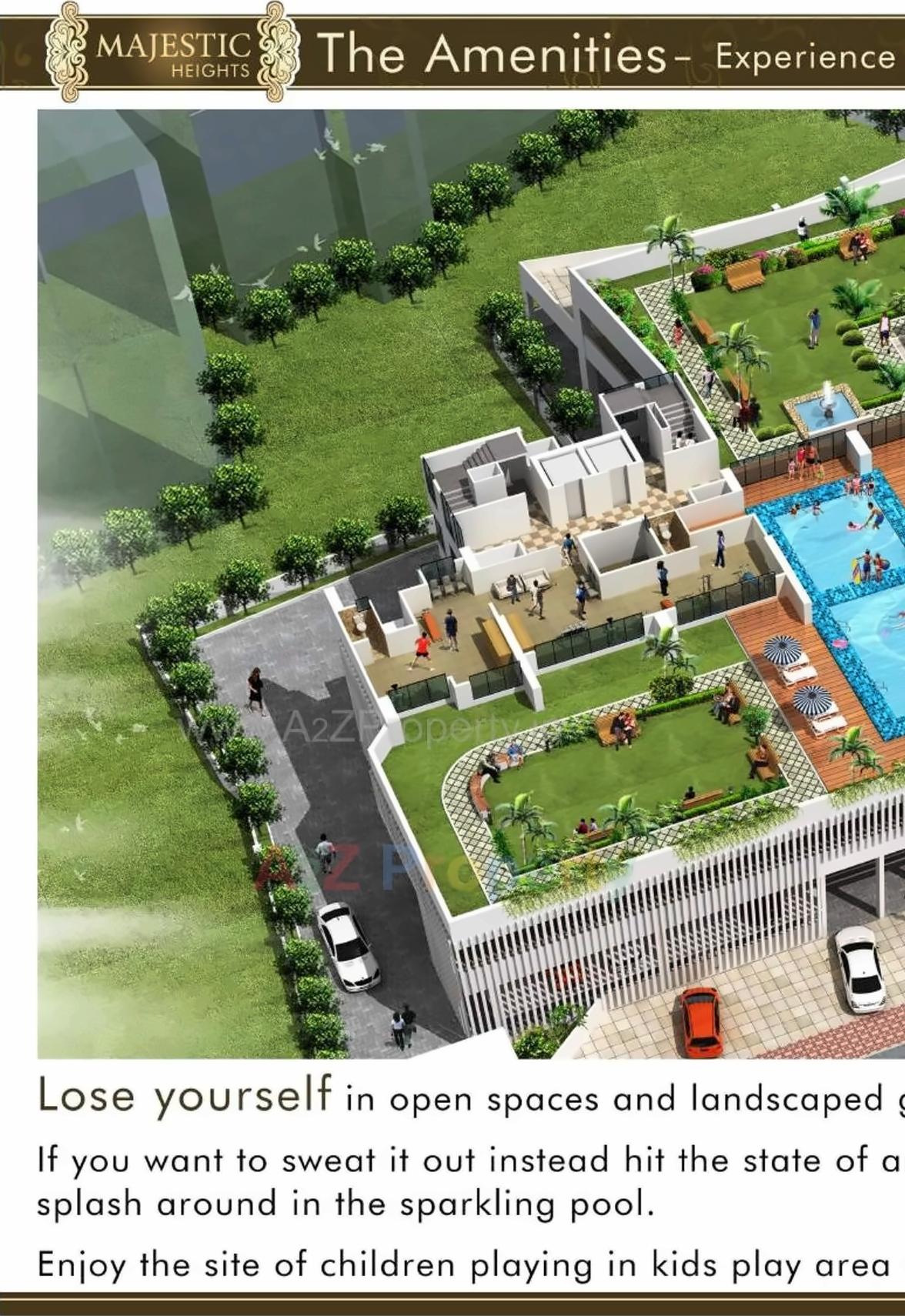 3D Elevation of real estate project Majestic Height located at Dapoli-camp, Ratnagiri, Maharashtra