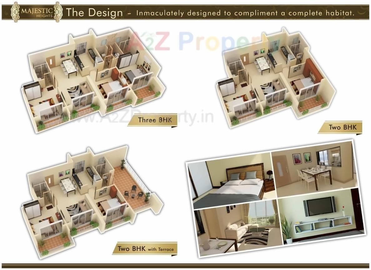 Layout of real estate project Majestic Height located at Dapoli-camp, Ratnagiri, Maharashtra