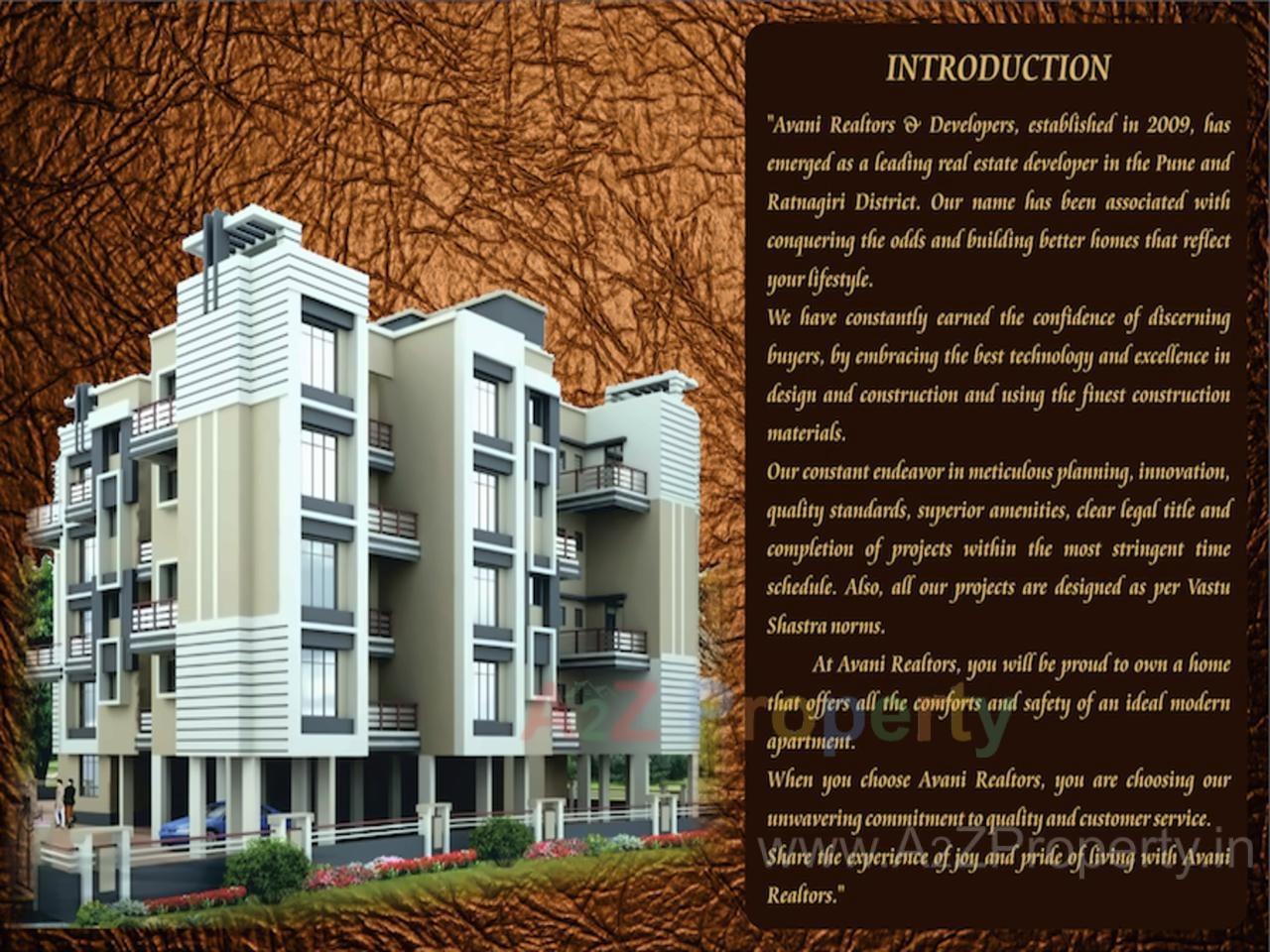 3D Elevation of real estate project Shree Swami Samarth Heights located at Nachane-ct, Ratnagiri, Maharashtra