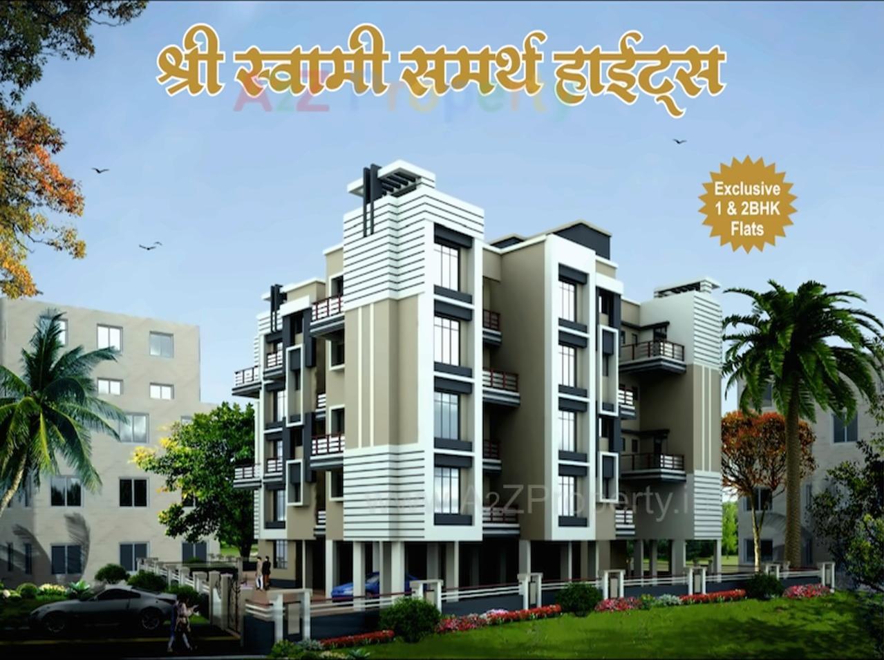 3D Elevation of real estate project Shree Swami Samarth Heights located at Nachane-ct, Ratnagiri, Maharashtra