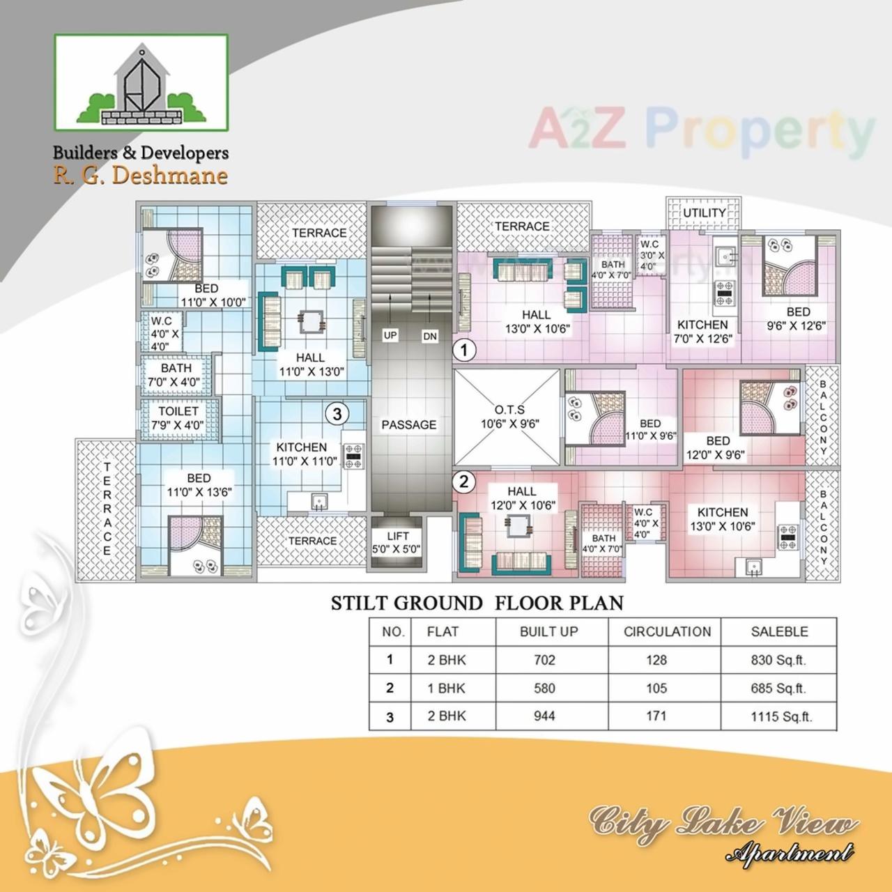 Layout of real estate project City Lake View located at Sangli-miraj-kupwad-m-corp, Sangli, Maharashtra