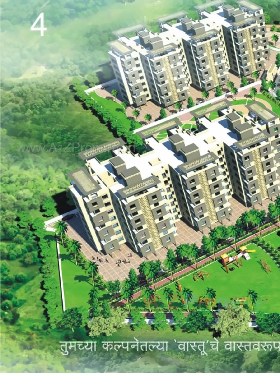 3D Elevation of real estate project Adarsh Krutika located at Saidapur, Satara, Maharashtra