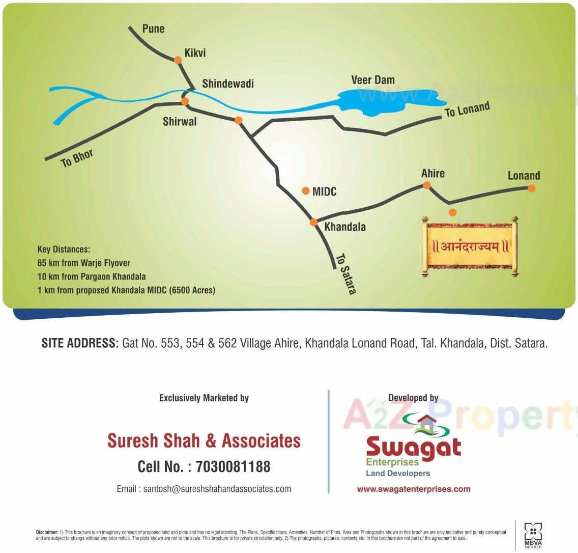  of real estate project Anandrajyam located at Ahire, Satara, Maharashtra