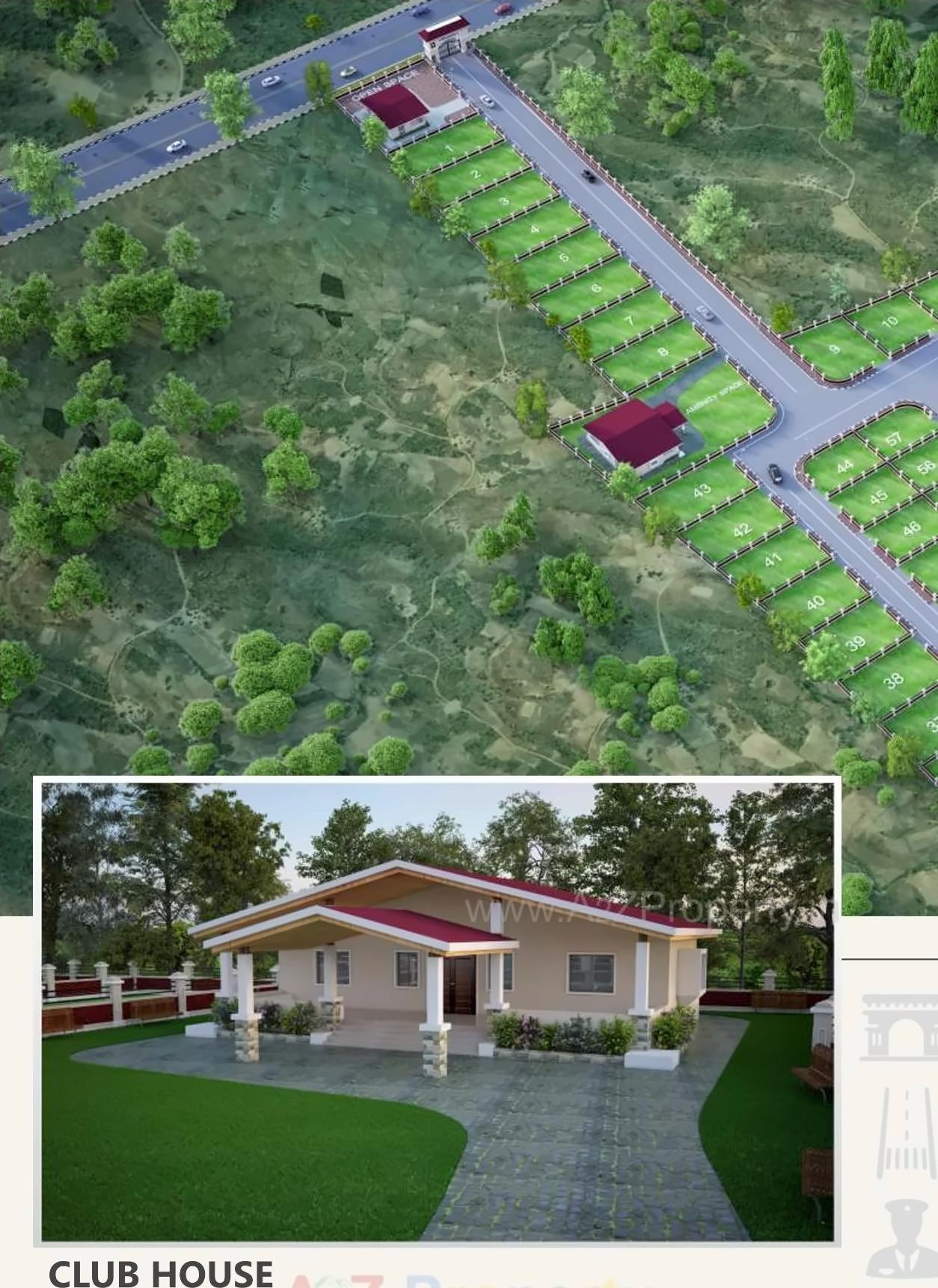 3D Elevation of real estate project Atharvashree located at Vadgaon, Satara, Maharashtra