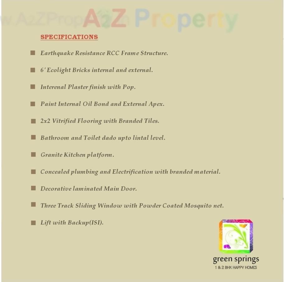  of real estate project Green Springs located at Wai-rural, Satara, Maharashtra