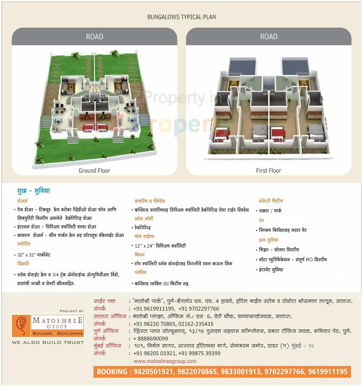  of real estate project Matoshree Park located at Mhasave, Satara, Maharashtra