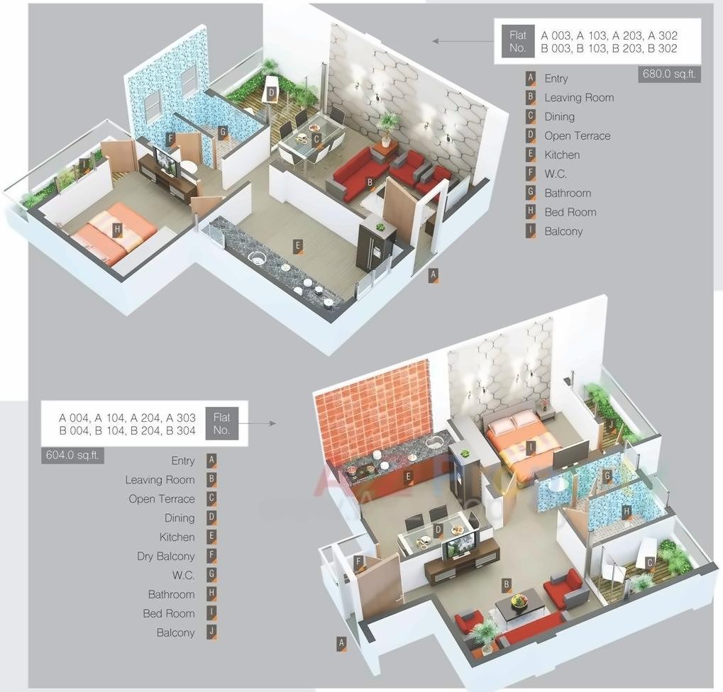 Layout of real estate project Om Sai Pride located at Malkapur-np, Satara, Maharashtra