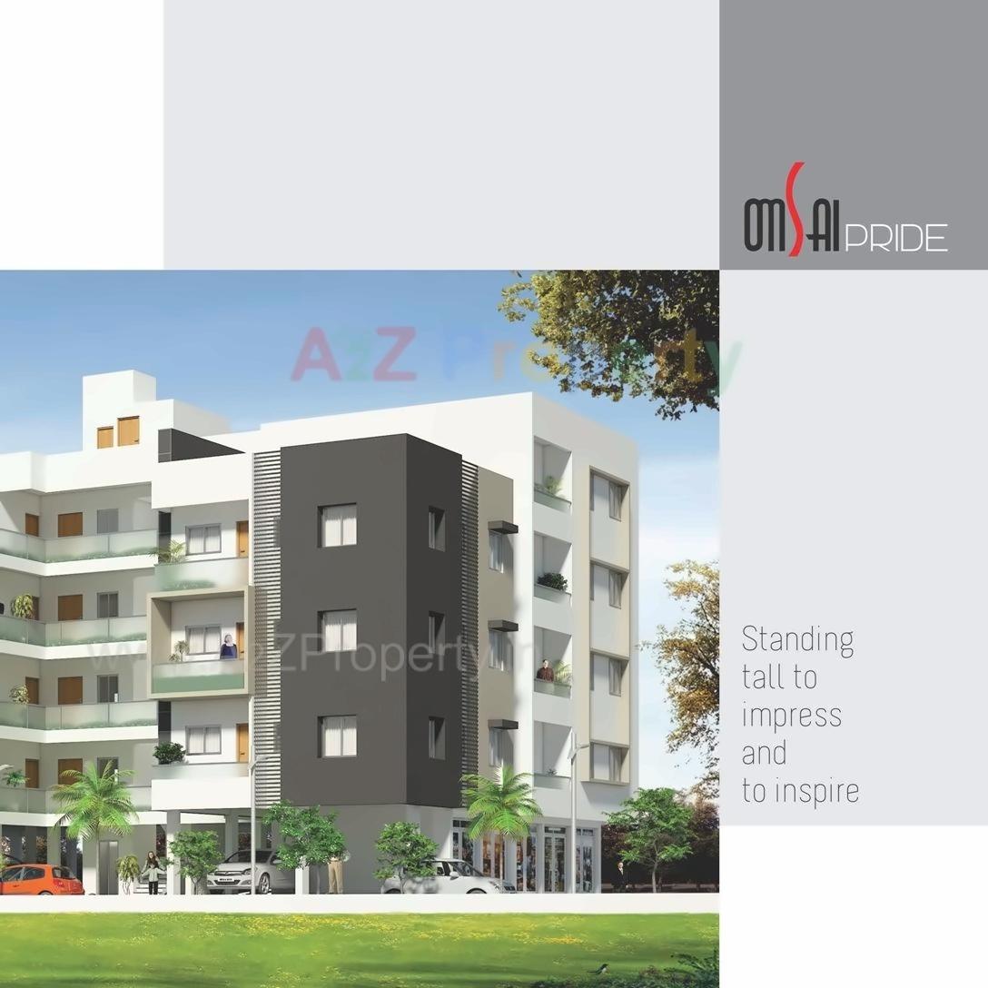 3D Elevation of real estate project Om Sai Pride located at Malkapur-np, Satara, Maharashtra