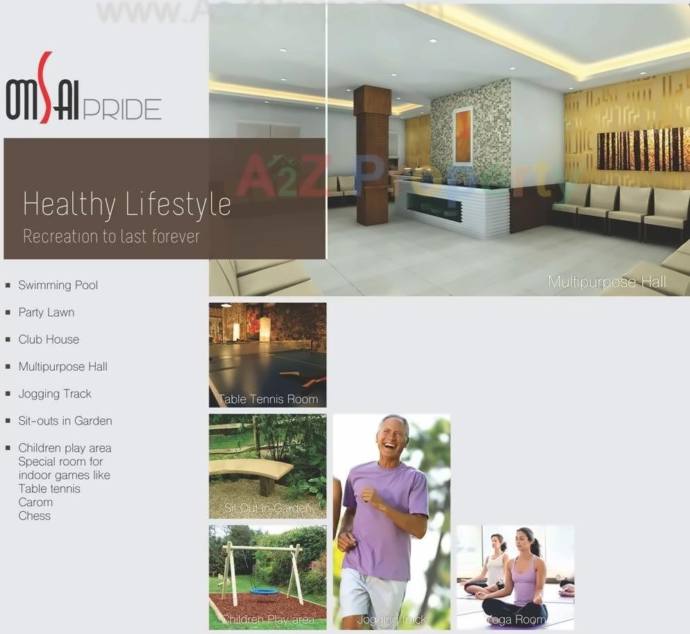 3D Elevation of real estate project Om Sai Pride located at Malkapur-np, Satara, Maharashtra