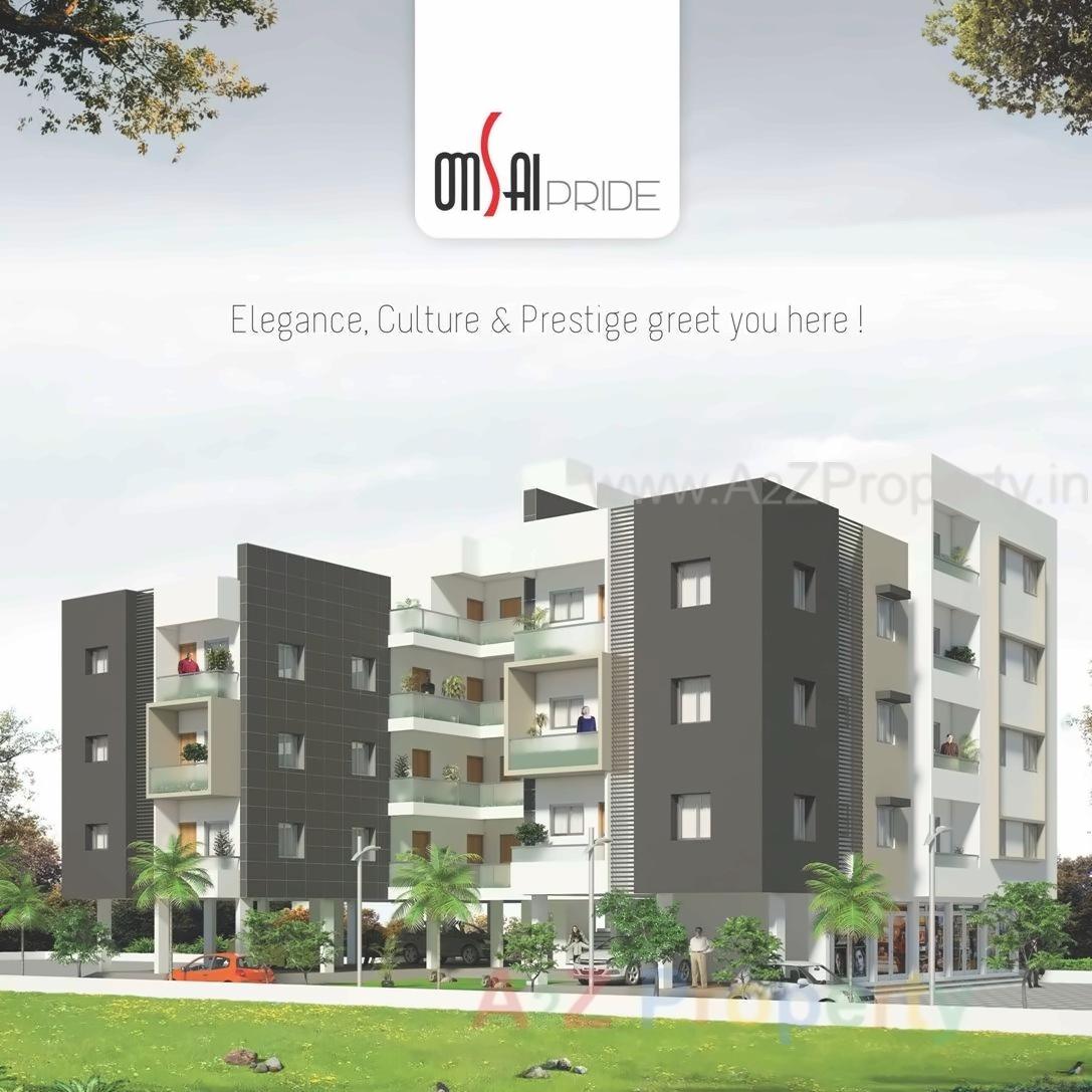 3D Elevation of real estate project Om Sai Pride located at Malkapur-np, Satara, Maharashtra