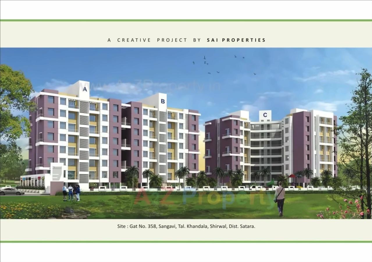 3D Elevation of real estate project Sai Sarowar located at Sangvi, Satara, Maharashtra