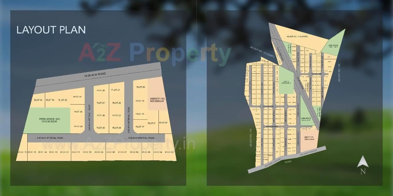 Layout of real estate project Terenzio located at Mariachiwadi, Satara, Maharashtra