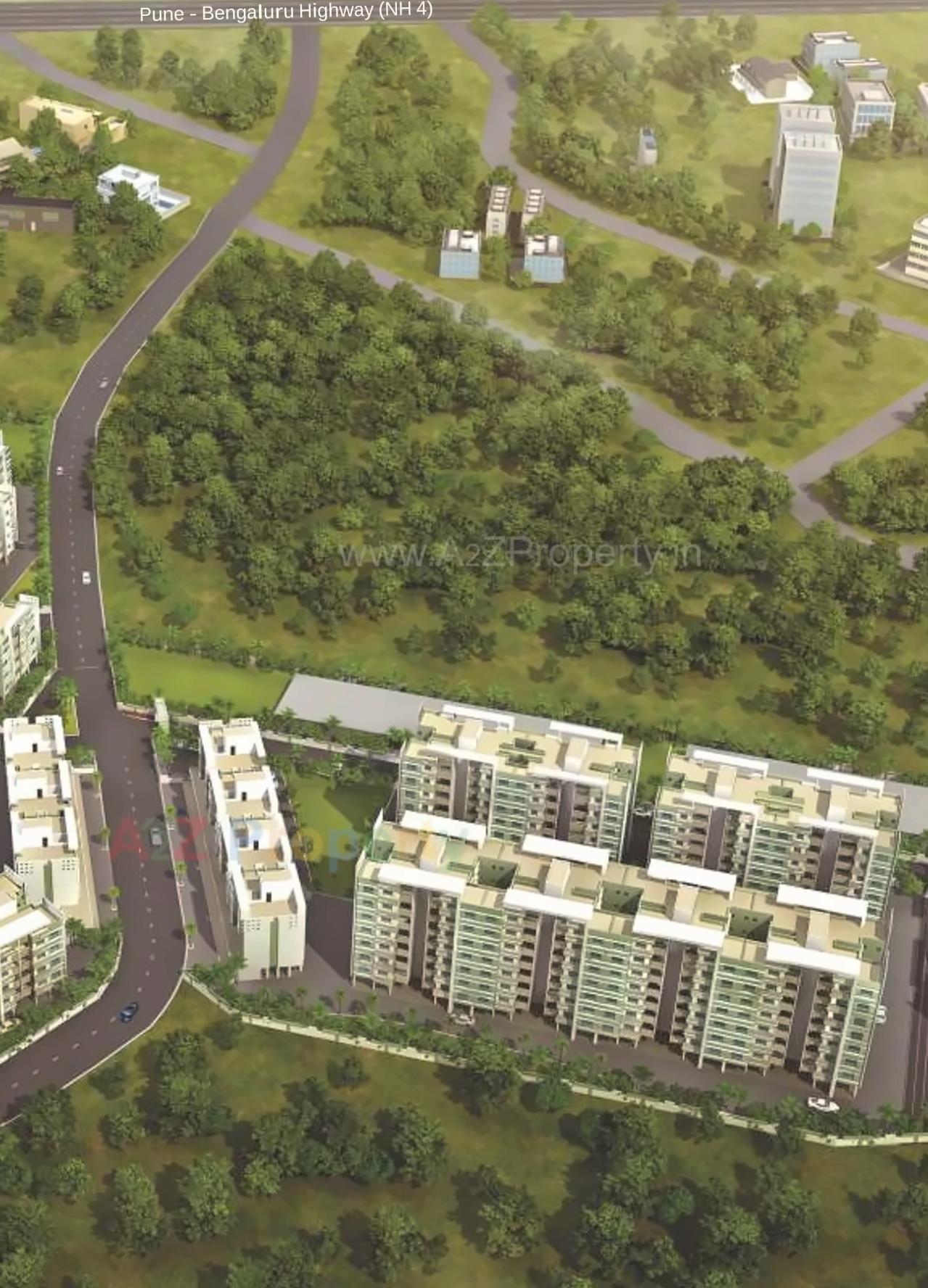 3D Elevation of real estate project Urbangram Shirwal located at Dhangarwadi, Satara, Maharashtra