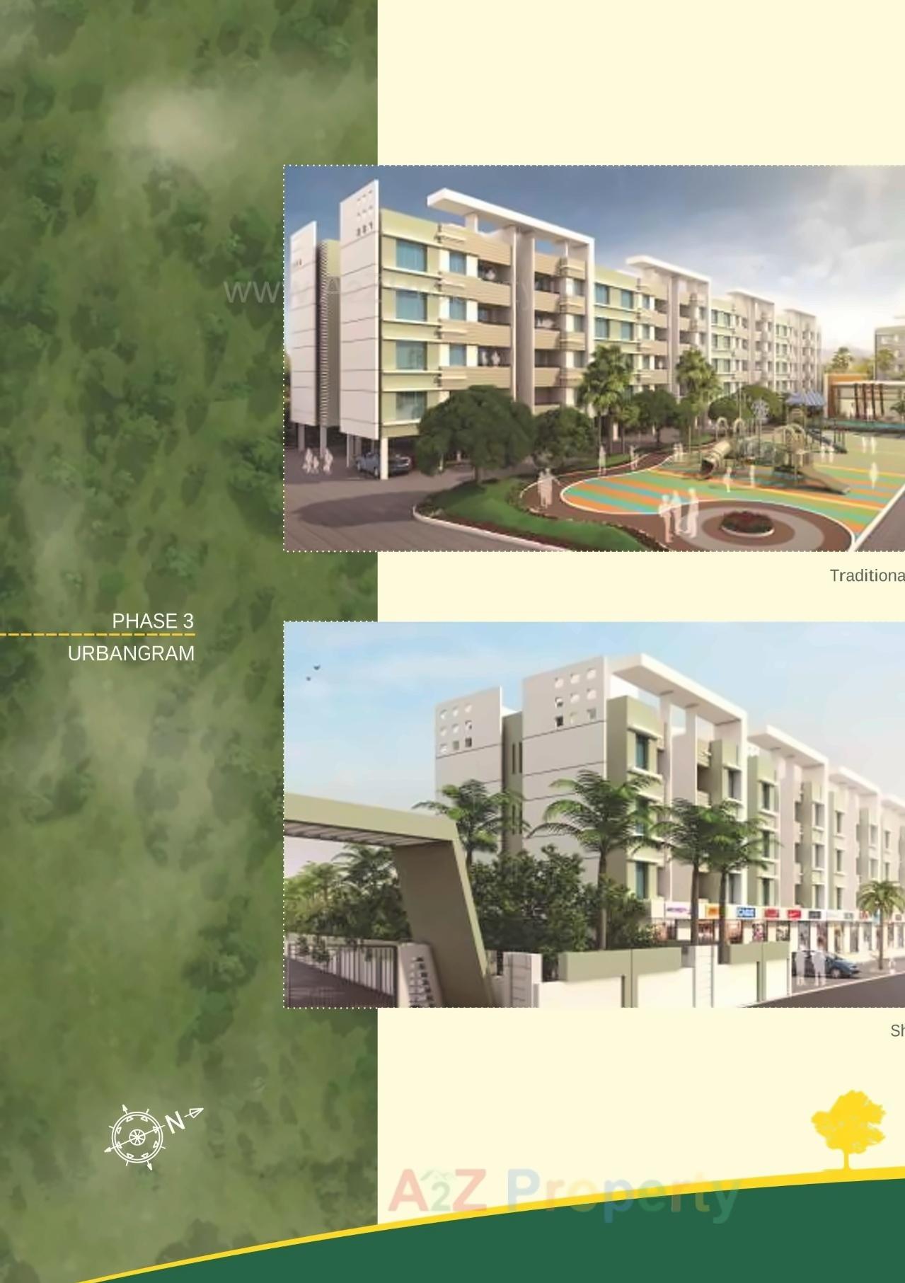 3D Elevation of real estate project Urbangram Shirwal located at Dhangarwadi, Satara, Maharashtra