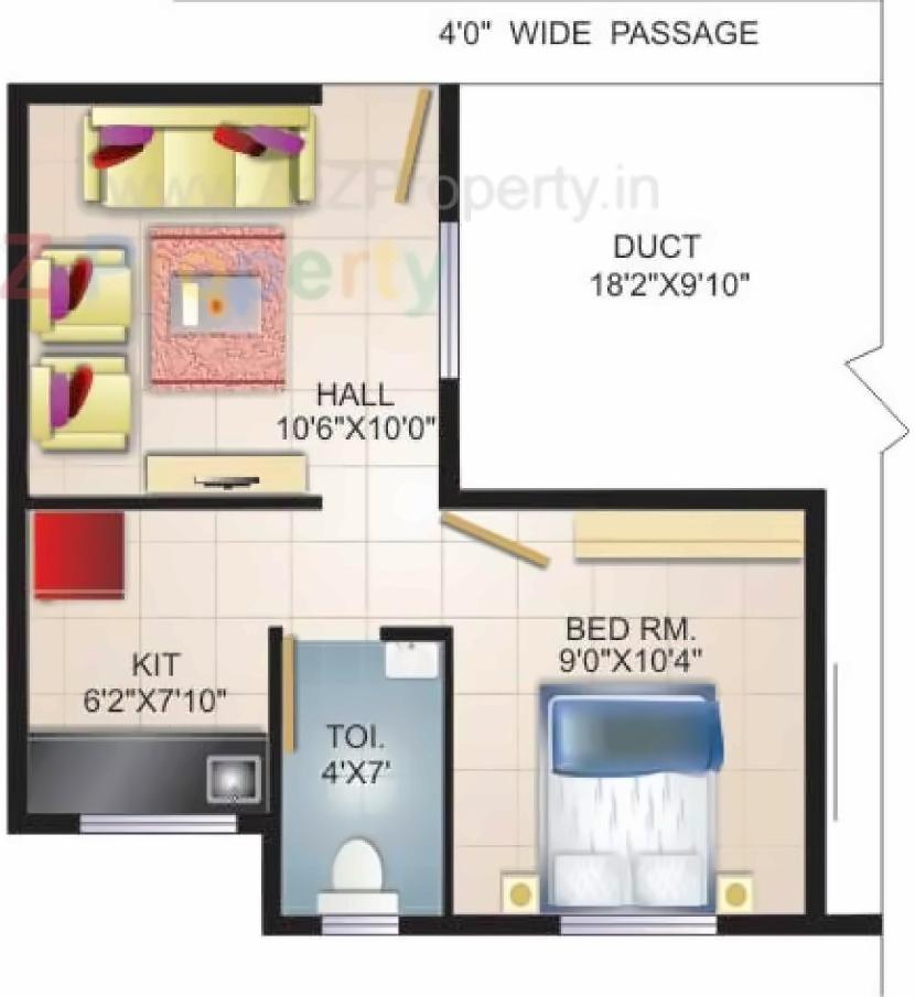 Layout of real estate project Vimal Vishwa located at Satara, Satara, Maharashtra