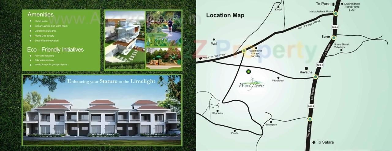  of real estate project Wind Flower located at Kawathe, Satara, Maharashtra
