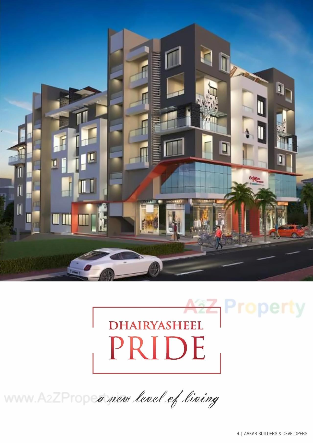 3D Elevation of real estate project Dhairyasheel Pride located at Kudal-ct, Sindhudurg, Maharashtra
