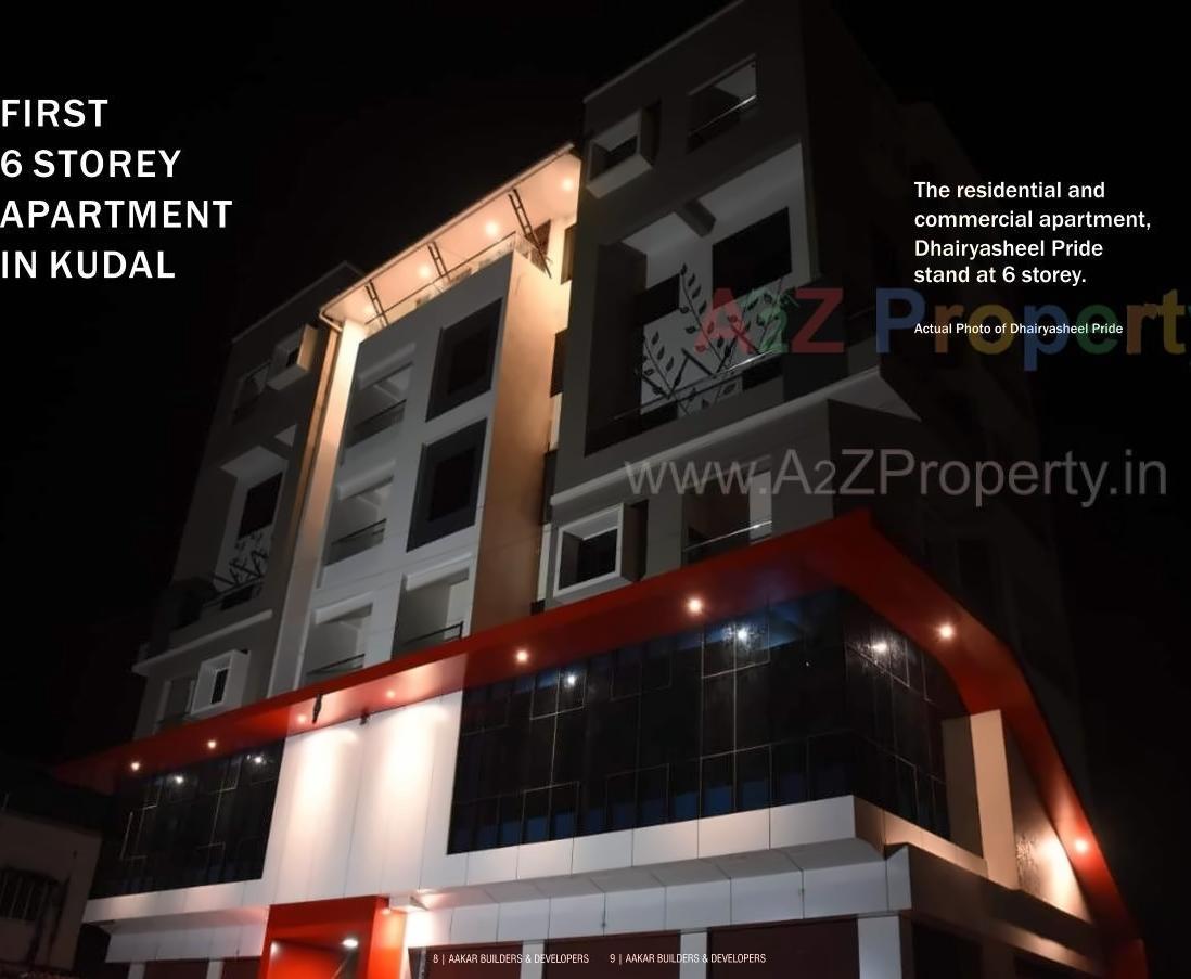 3D Elevation of real estate project Dhairyasheel Pride located at Kudal-ct, Sindhudurg, Maharashtra