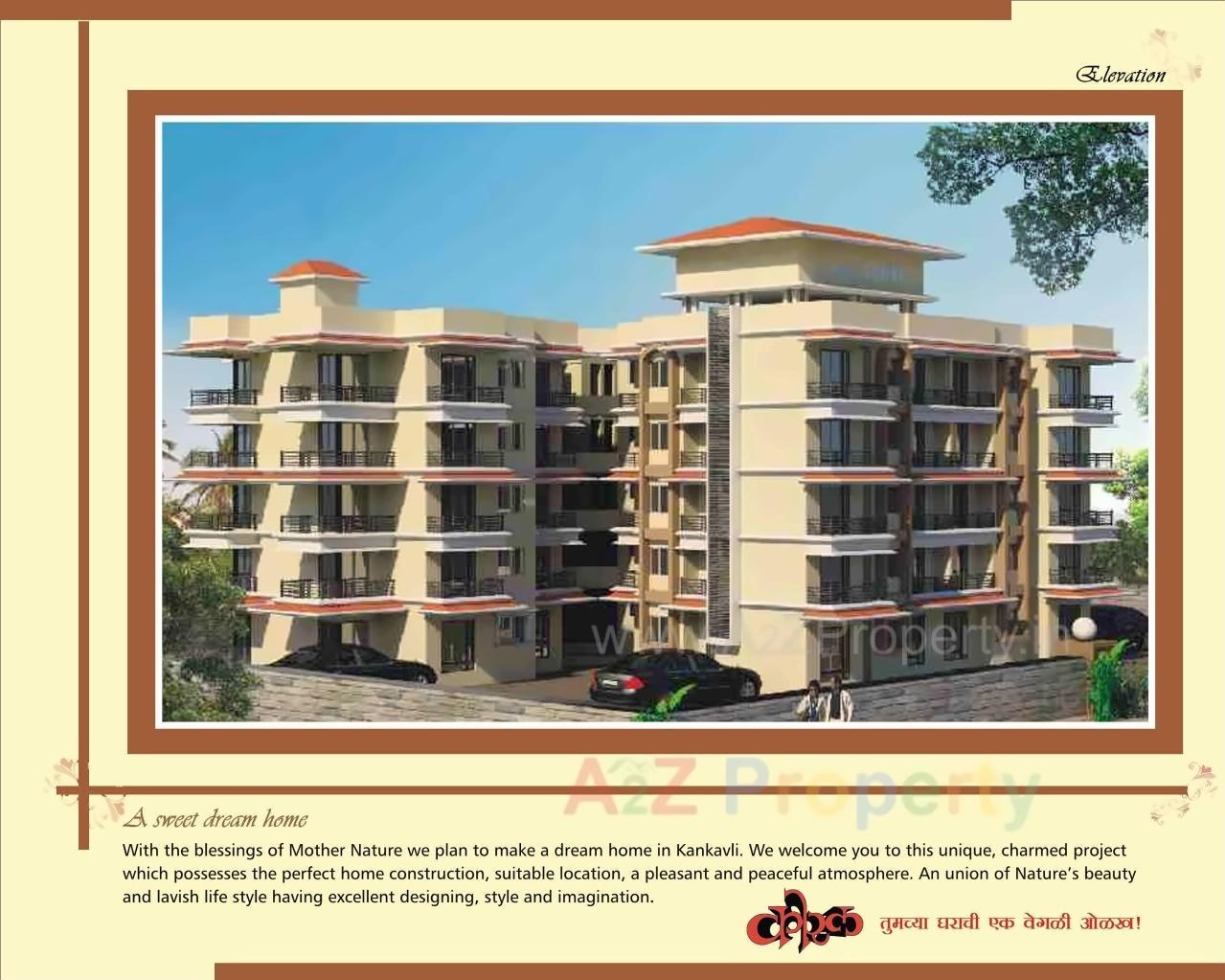 3D Elevation of real estate project Raviraj Coral located at Kankavali, Sindhudurg, Maharashtra