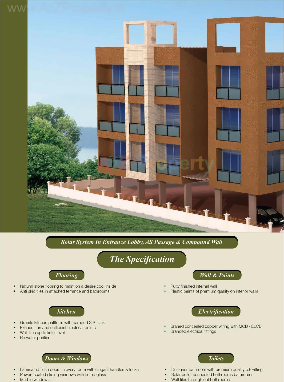 3D Elevation of real estate project Torana Apartments located at Oras-bk, Sindhudurg, Maharashtra