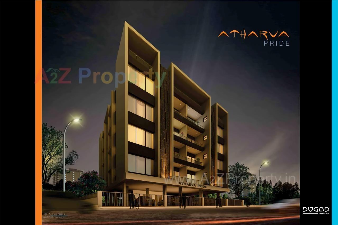 3D Elevation of real estate project Athrva Pride located at Pandharpur, Solapur, Maharashtra