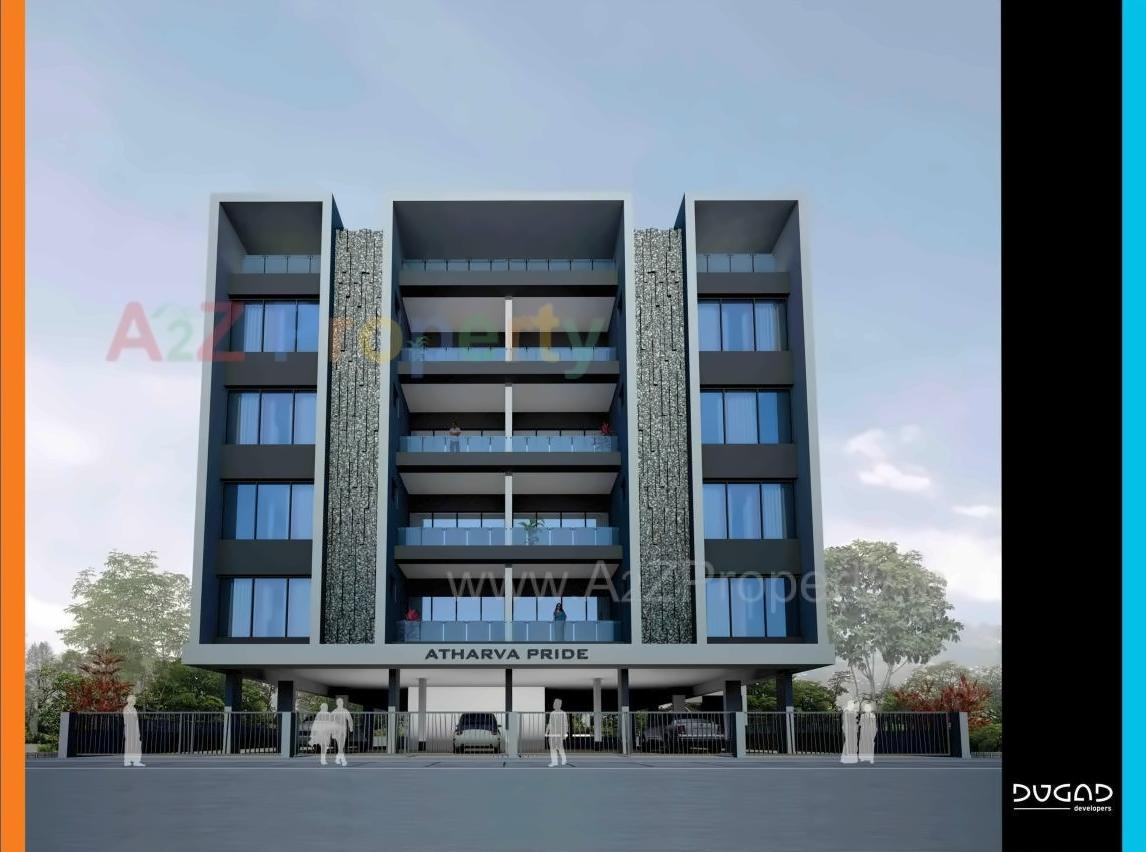 3D Elevation of real estate project Athrva Pride located at Pandharpur, Solapur, Maharashtra