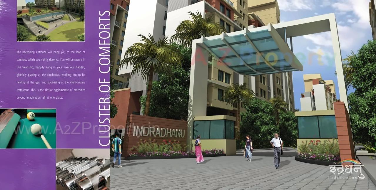 3D Elevation of real estate project Indradhanu located at Solapur-m-corp, Solapur, Maharashtra