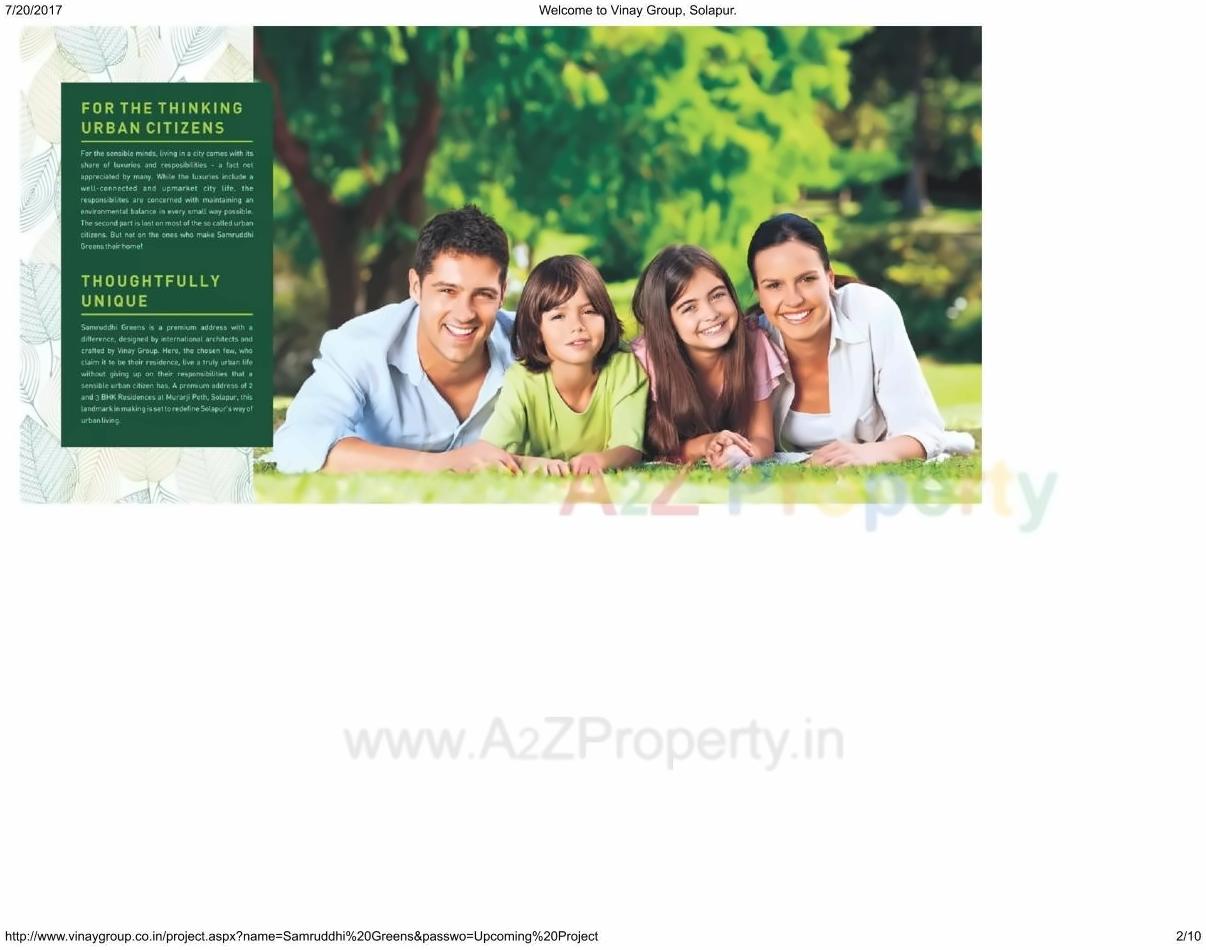  of real estate project Samruddhi Greens located at Solapur-m-corp, Solapur, Maharashtra