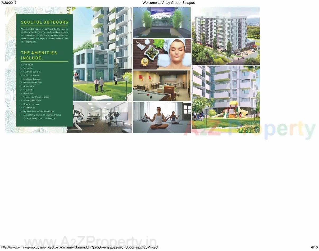  of real estate project Samruddhi Greens located at Solapur-m-corp, Solapur, Maharashtra