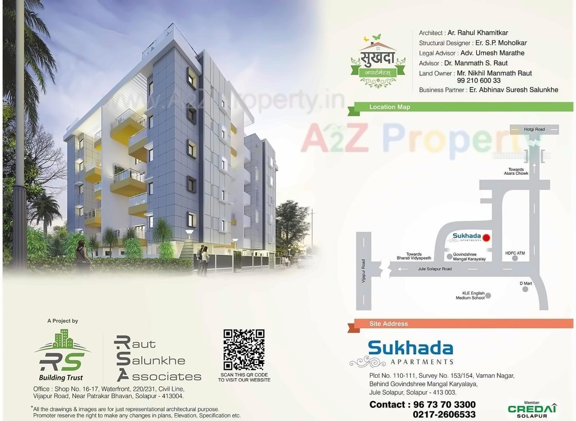  of real estate project Sukhada Apartments located at Solapur-m-corp, Solapur, Maharashtra