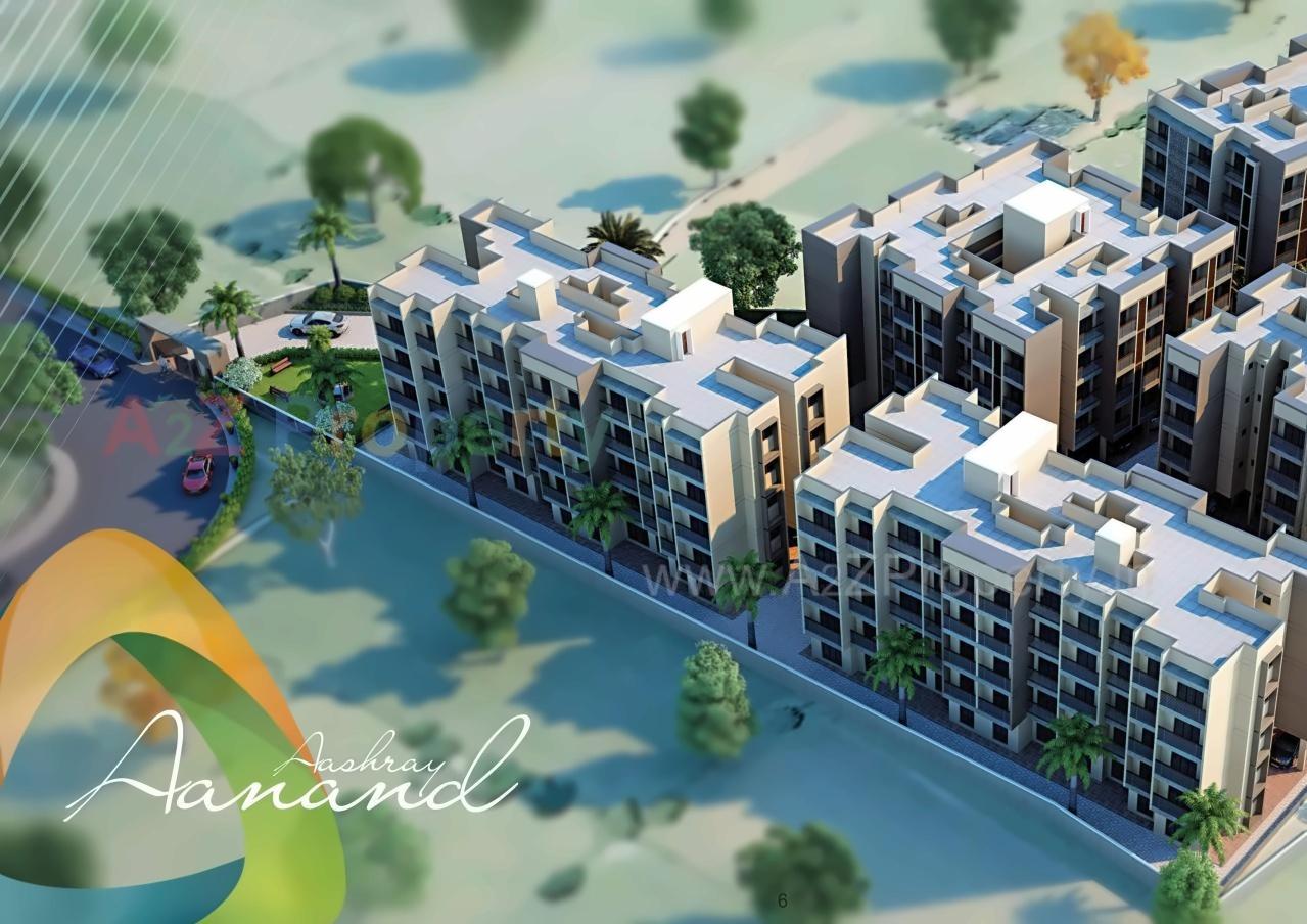 3D Elevation of real estate project Aashray Aanand located at Ambarnath-r, Thane, Maharashtra