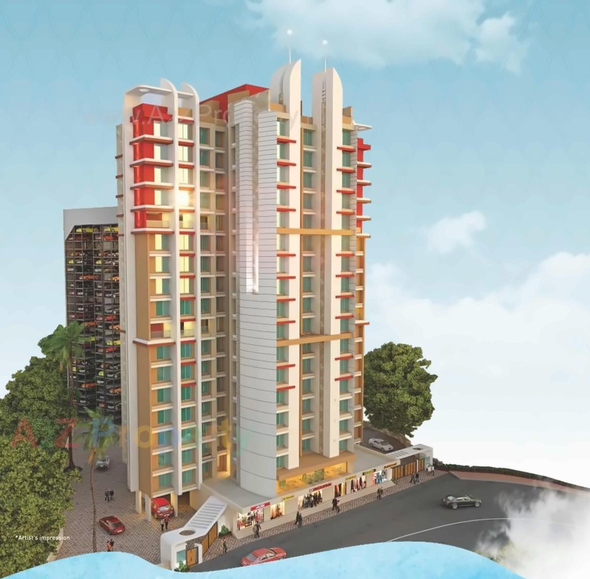3D Elevation of real estate project Ace Homes located at Thane-m-corp, Thane, Maharashtra