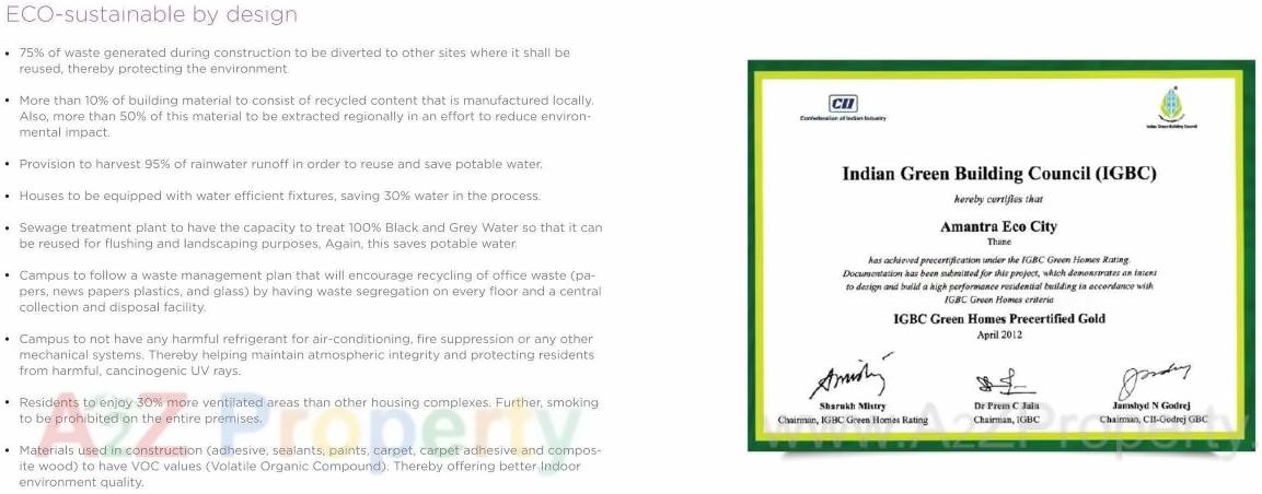  of real estate project Amantra located at Ranjnoli, Thane, Maharashtra