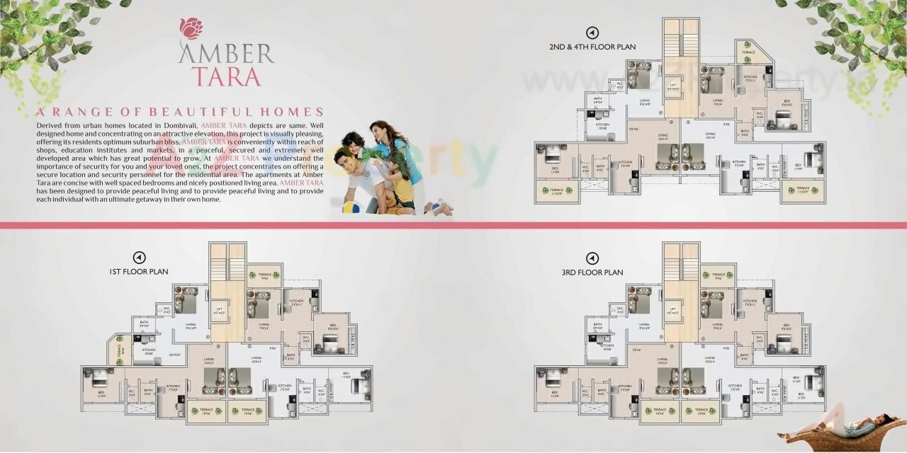  of real estate project Amber Tara located at Dombivli, Thane, Maharashtra