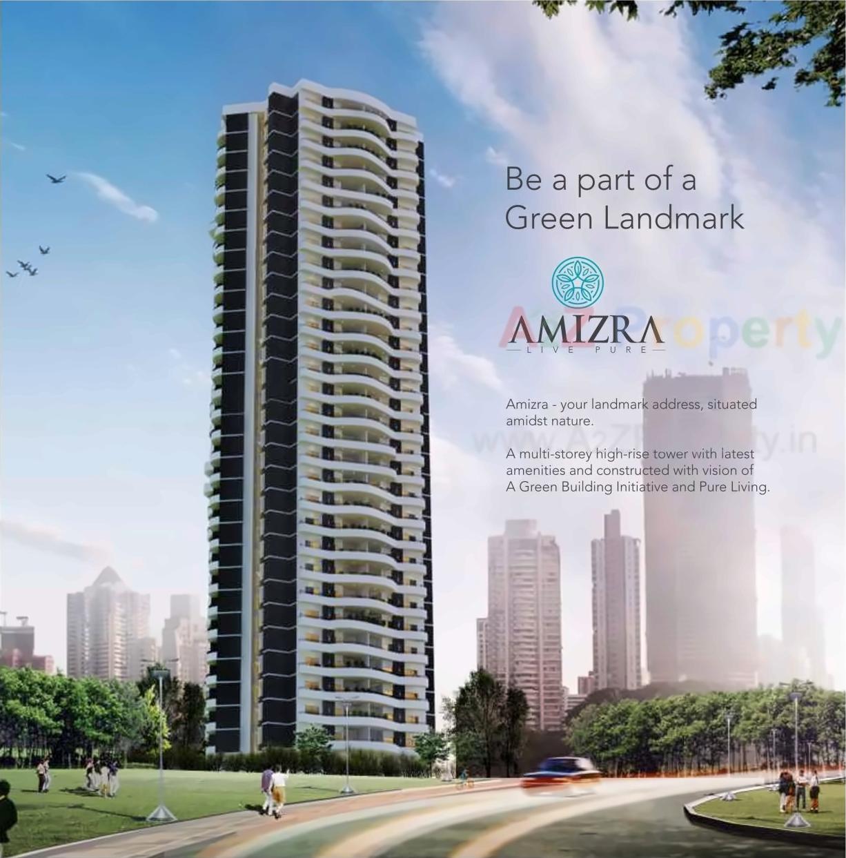 3D Elevation of real estate project Amizra located at Thane-m-corp, Thane, Maharashtra