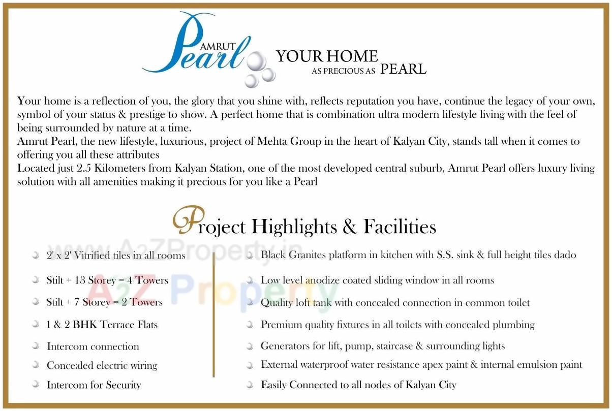  of real estate project Amrut Pearl  No located at Kalyandombivali-m-corp, Thane, Maharashtra