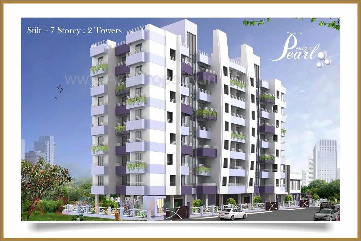 3D Elevation of real estate project Amrut Pearl  No located at Kalyandombivali-m-corp, Thane, Maharashtra