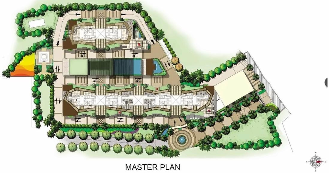 Layout of real estate project Ana Avant Garde located at Mirabhayandar-m-corp, Thane, Maharashtra