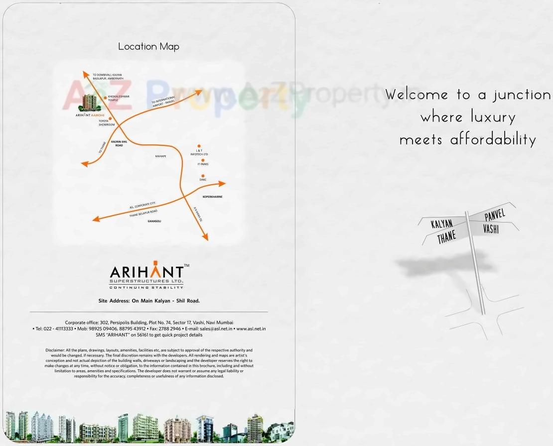  of real estate project Arihant Aarohi located at Thane, Thane, Maharashtra