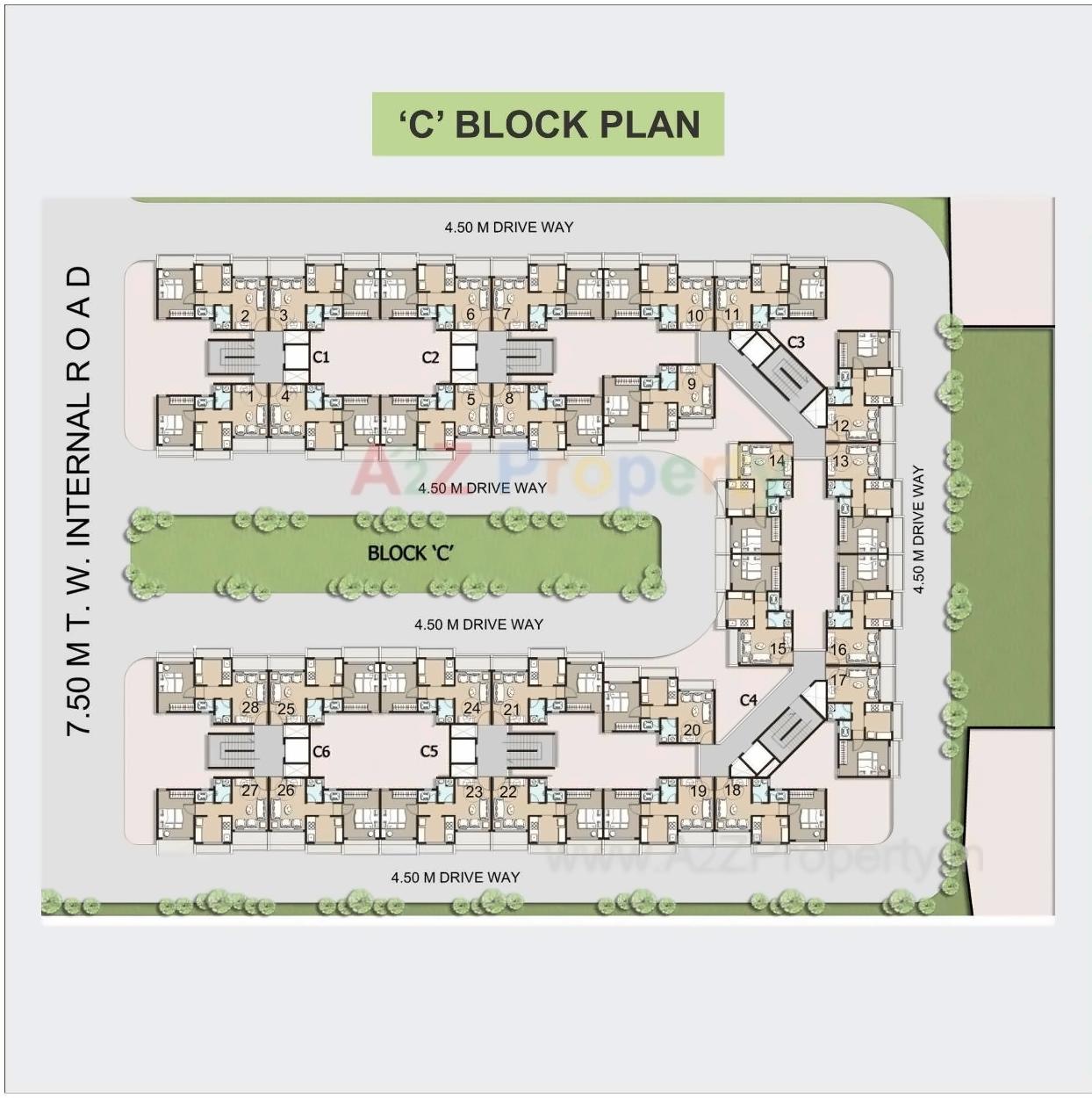 Layout of real estate project Arihant Anmol located at Badlapur-m-cl, Thane, Maharashtra
