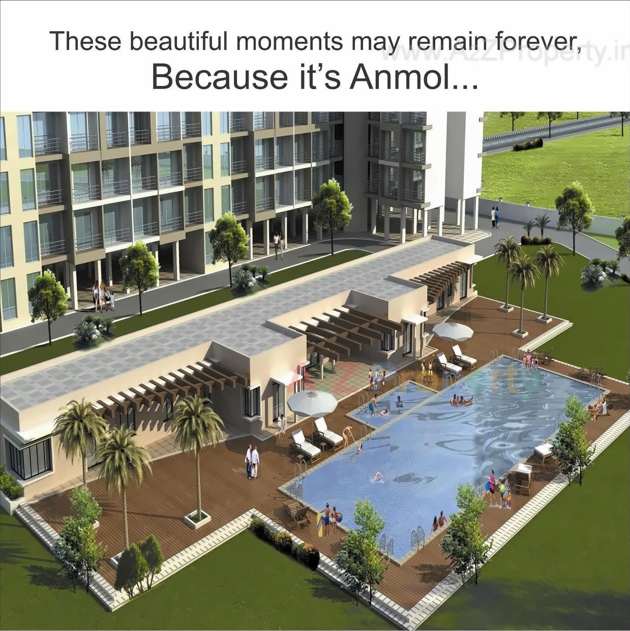 3D Elevation of real estate project Arihant Anmol located at Badlapur-m-cl, Thane, Maharashtra