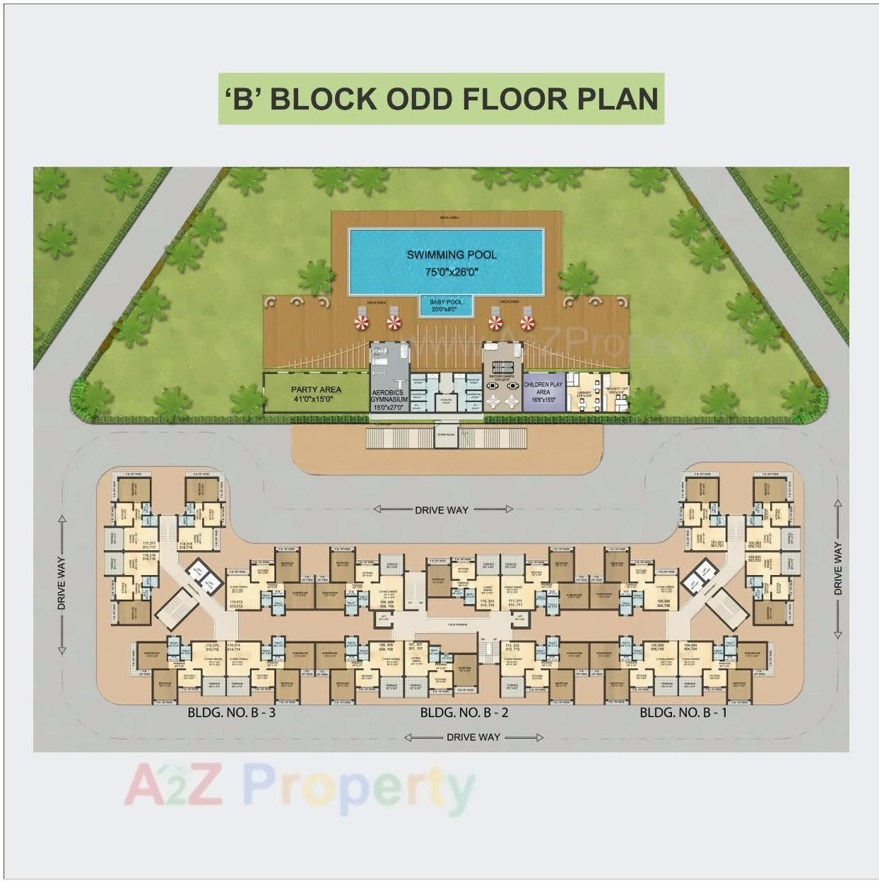 Layout of real estate project Arihant Anmol located at Badlapur-m-cl, Thane, Maharashtra