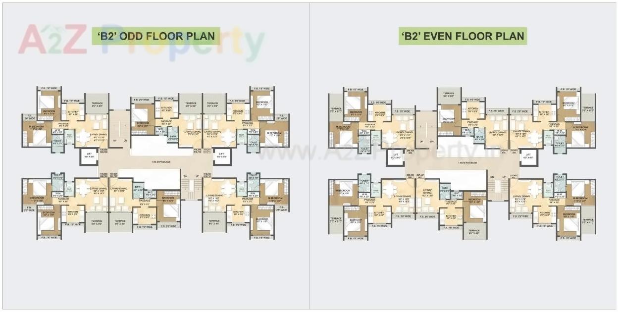 Layout of real estate project Arihant Anmol located at Badlapur-m-cl, Thane, Maharashtra