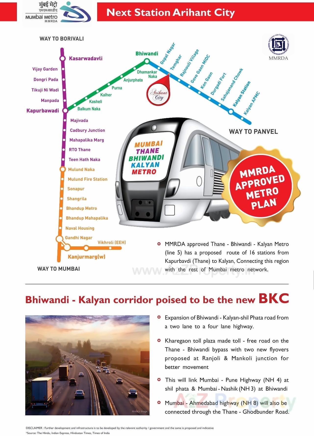  of real estate project Arihant City located at Bhiwandi-m-corp, Thane, Maharashtra