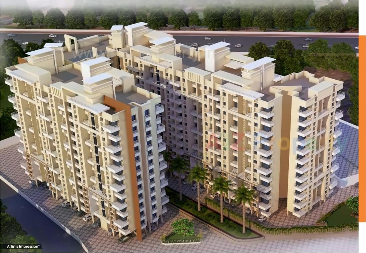 3D Elevation of real estate project Aryan One located at Badlapur-m-cl, Thane, Maharashtra