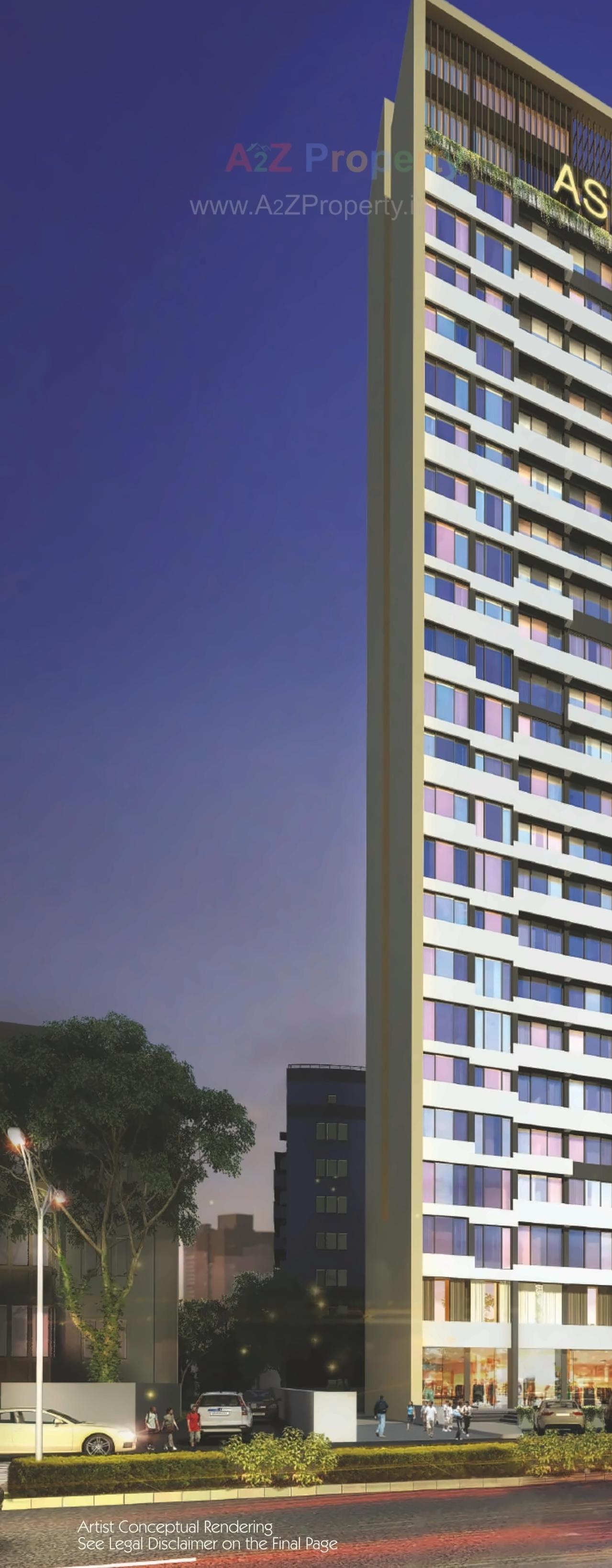 3D Elevation of real estate project Asha Icon located at Dombivli, Thane, Maharashtra