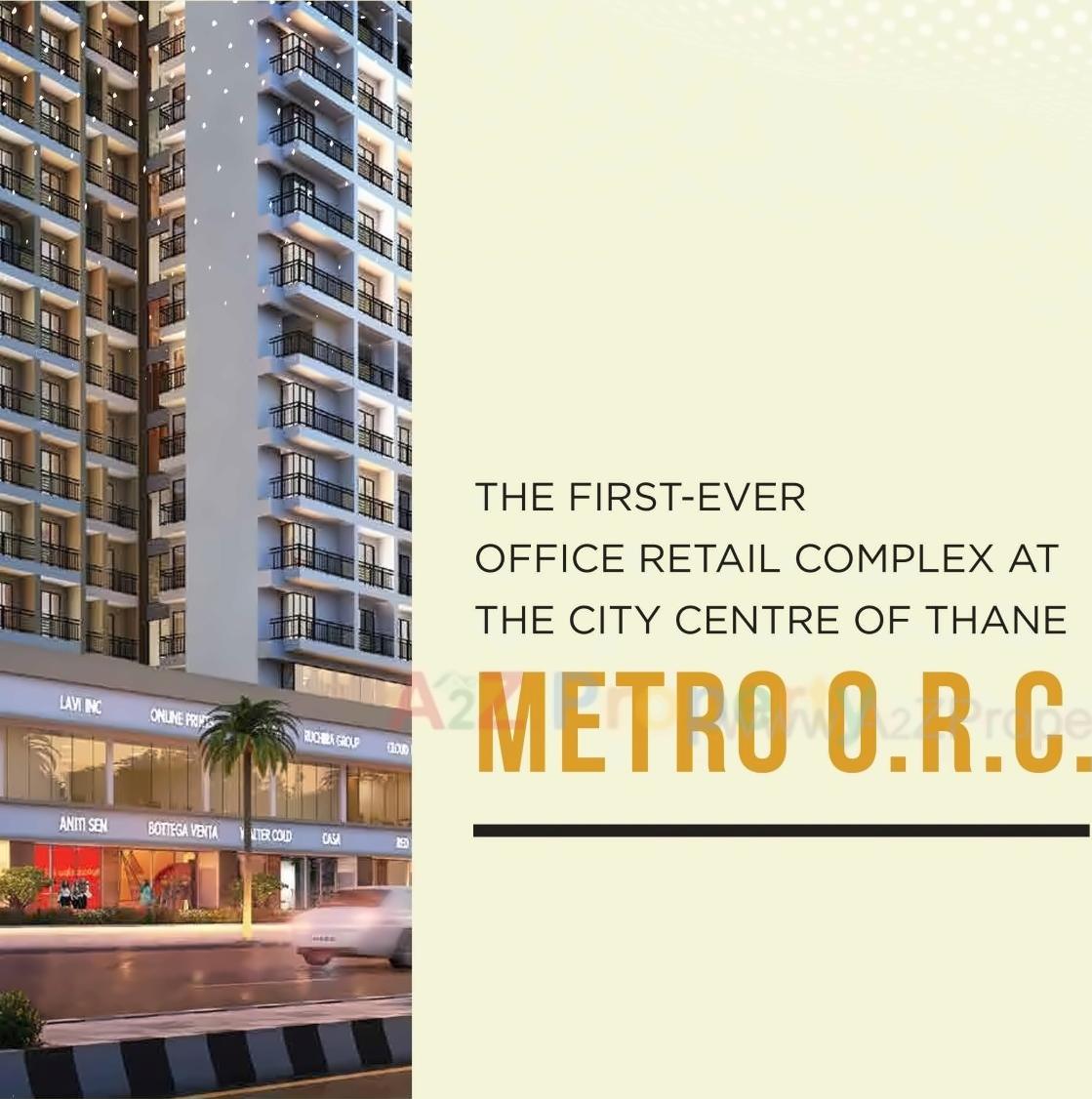 3D Elevation of real estate project Ashar Metro Towers located at Vartaknagar, Thane, Maharashtra
